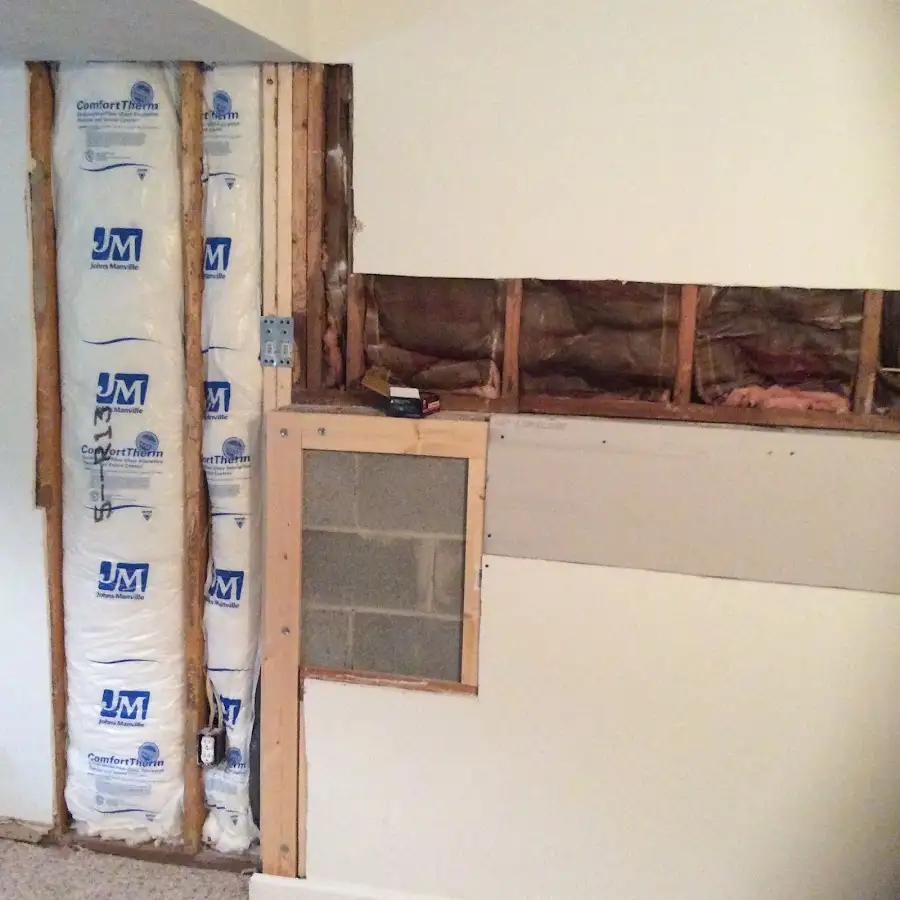 Wall insulation replacement during Structural Drying in Gulf Breeze